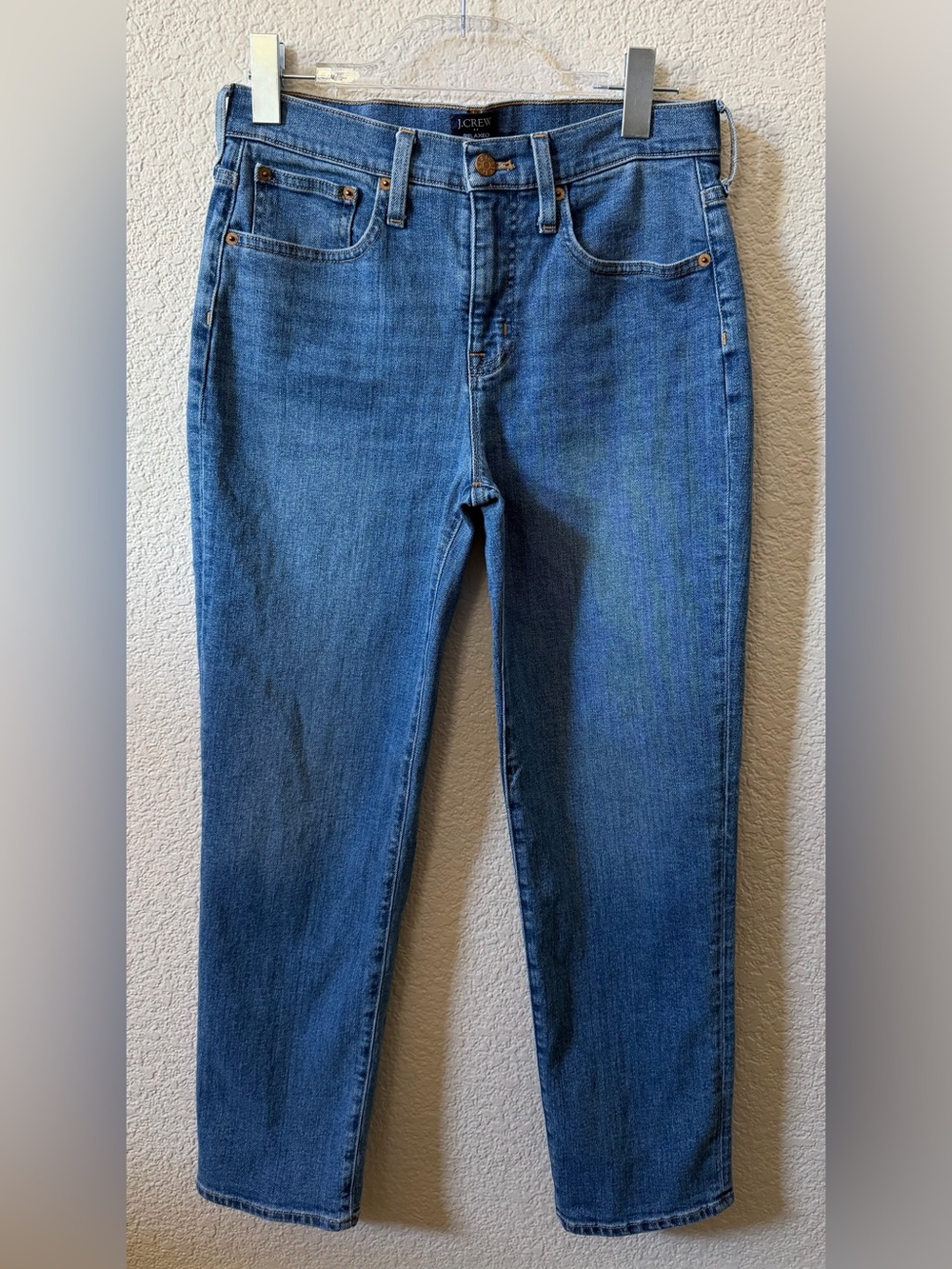 J.CREW womens 25 Relaxed Boyfriend Fit Blue Denim Jean